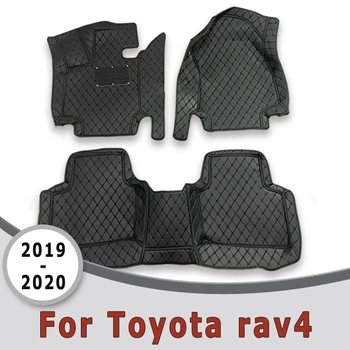 Automobilių grindų kilimėliai Toyota Rav4 Rav 4 2020 2019 Kilimai Automobilių interjero dalys Priedai Produktai Pėdų pagalvėlės Transporto priemonės Pedalai Dangteliai