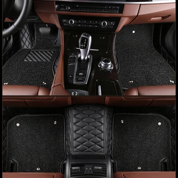 dviejų sluoksnių individualaus stiliaus automobilių grindų kilimėliai BMW X5M 2009-2014 metai Interjero detalės Automobilių aksesuarai