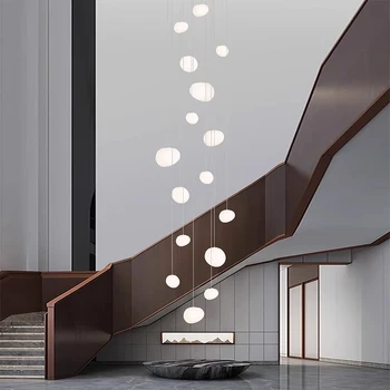 Modernūs namų dekoro LED žibintai pakabinami šviestuvai laiptams Šviestuvai svetainei pakabinamas šviestuvas patalpų apšvietimas
