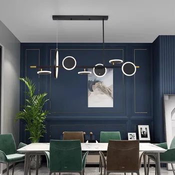 Modernūs namų dekoro LED žibintai pakabinami šviestuvai svetainei Šviestuvai valgomajam pakabinamas šviestuvas patalpų apšvietimas